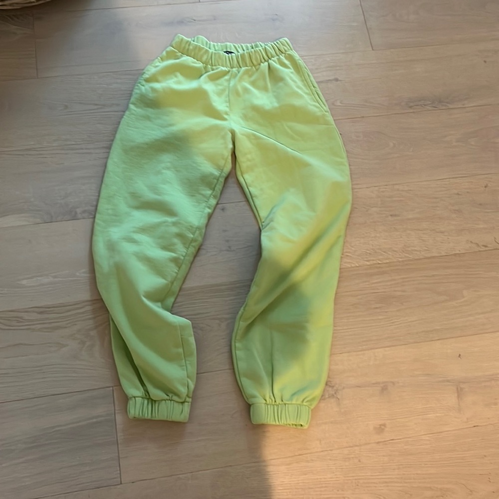 brandy Melville light green sweats.